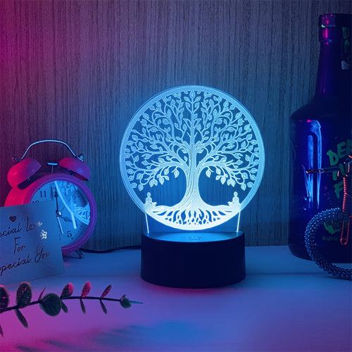 TreeLamp - 3D Acrylic Night Light USB-Powered