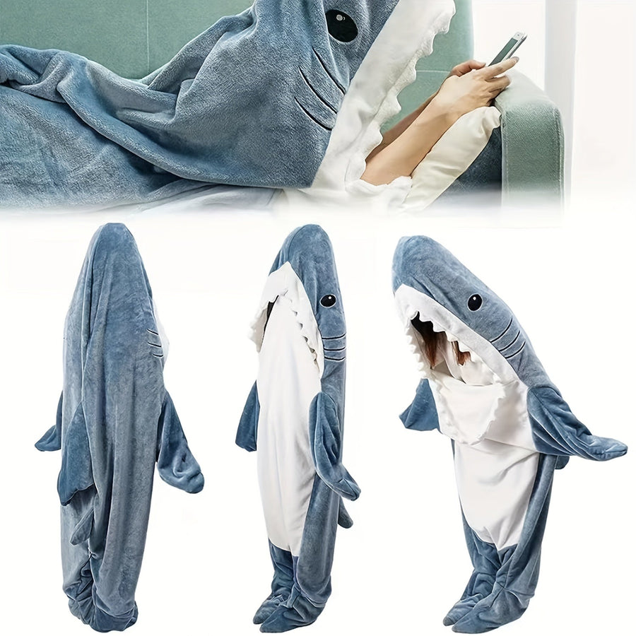 Shark Blanket – Wearable Shark Sleeping Bag for Boys & Girls – Perfect Gift