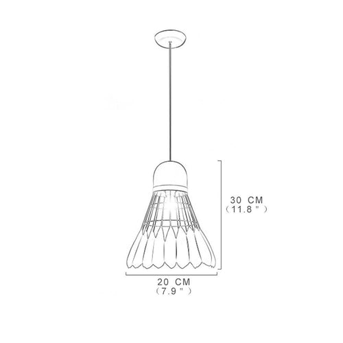 1-Light Industrial Pendant Light