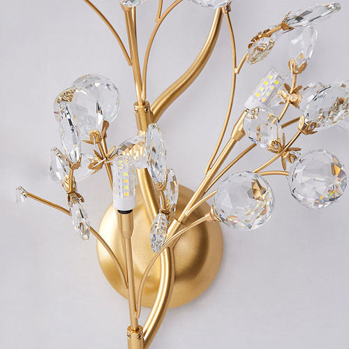 CrystalBloom - Elegant Wall Lighting for Living Spaces