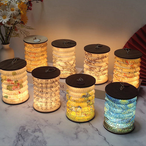 LumiLantern – Foldable LED Lantern with Compact Design, Portable Decorative Lamp