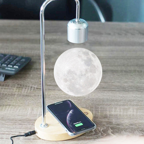 LumiMoon - Floating 3D Moon Lamp with LED Lighting