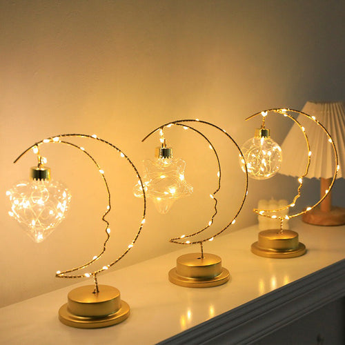 LunaGlow – Moon LED Decorative Night Light – Romantic Table Lamp