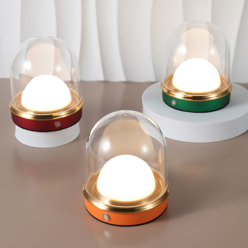 CrystalGlow - Wireless LED Table Lamp with Ambient Lighting for Living Room & Bedroom