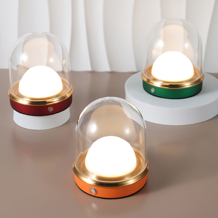 CrystalGlow - Wireless LED Table Lamp with Ambient Lighting for Living Room & Bedroom