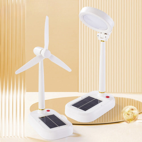 SolarBreeze – Solar Lamp with Fan, Multifunctional Table Lamp for Home & Office