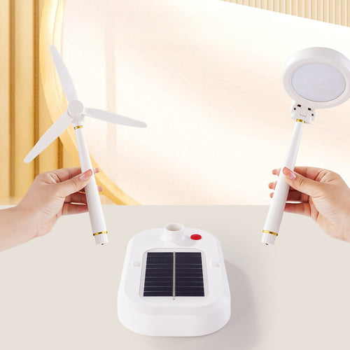 SolarBreeze – Solar Lamp with Fan, Multifunctional Table Lamp for Home & Office