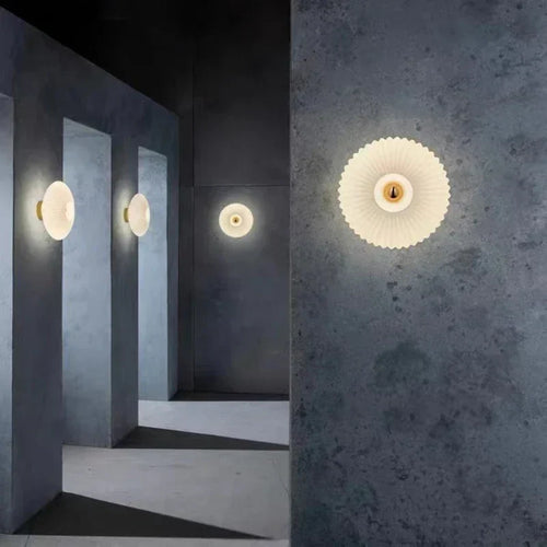 RippleGlow - Modern Glass Wall Lamp for Stylish Interiors
