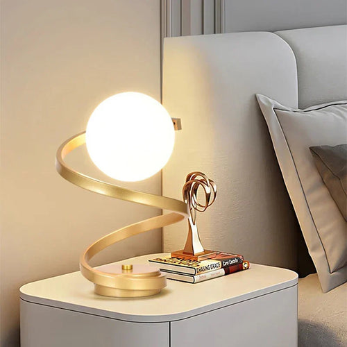 LumiNordic – Modern LED Table Lamp in Scandinavian Design, Dimmable Night Light