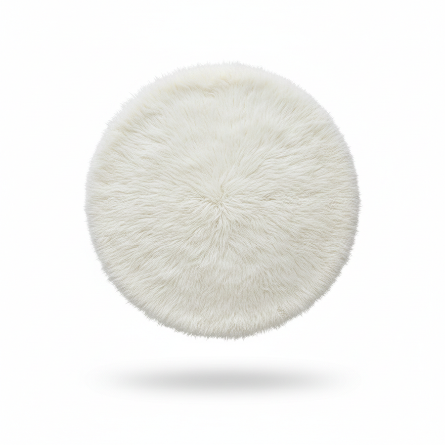 Round Fluffy Rug