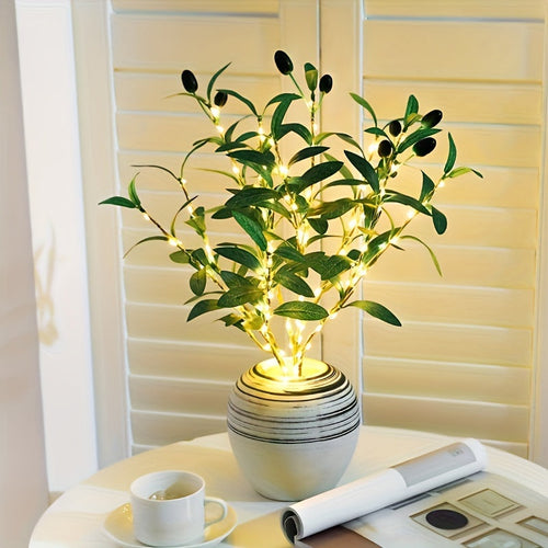 LumiBranch - Olive Branch LED Table Lamp Decorative
