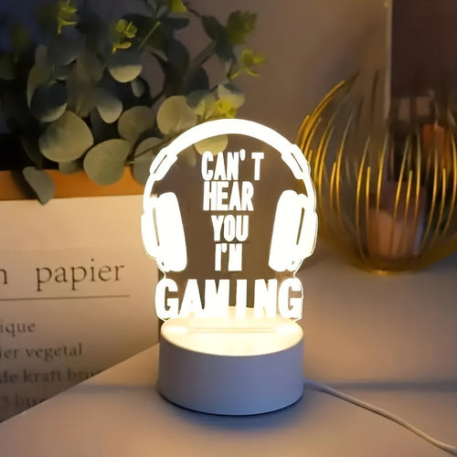 GameLamp - Mini LED Table Lamp with USB Charging for Playroom