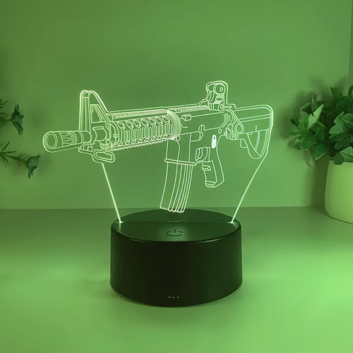 GeoLight - 3D Geometric LED Desk Lamp with Touch Control