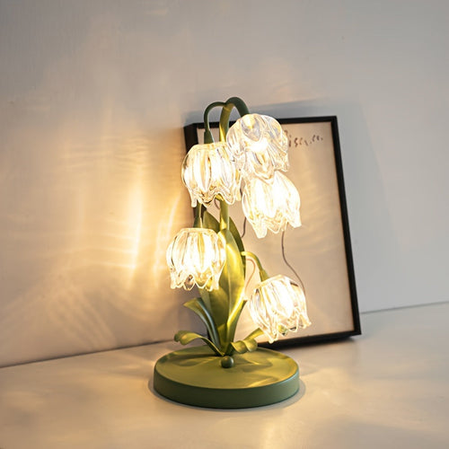 BellBloom - Elegant Bellflower LED Table Lamp