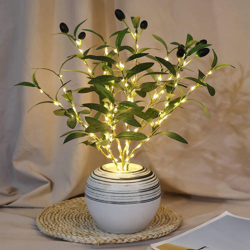 LumiBranch - Olive Branch LED Table Lamp Decorative