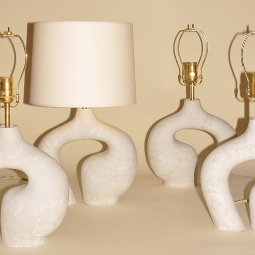 Vivianne Resin Lamp - Minimalist Stylish Table Lamp