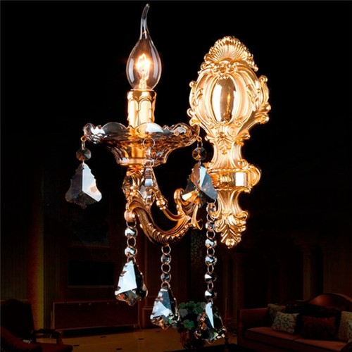 CrystalGlow - LED Crystal Candle Lamp Bedroom Decoration