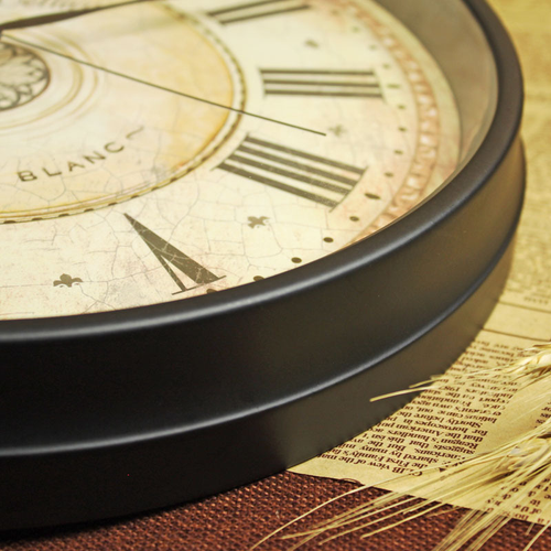 Retro Metal Wall Clock