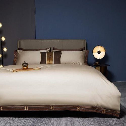 Cream Visna Duvet Cover Set – Egyptian Cotton