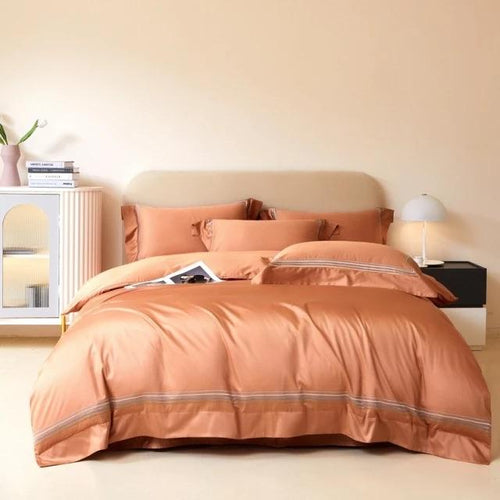 Amsterdam Orange Duvet Cover Set – Egyptian Cotton