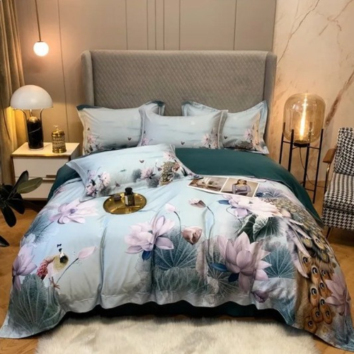 Floral Print Vintage Style Duvet Cover Bedding Set
