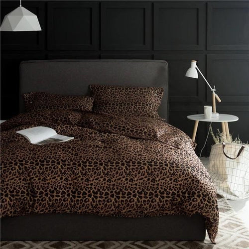 Leo Print Duvet Cover Set – Egyptian Cotton