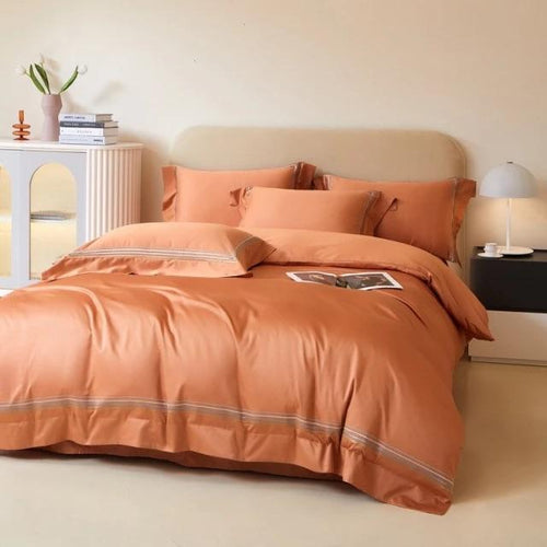 Amsterdam Orange Duvet Cover Set – Egyptian Cotton