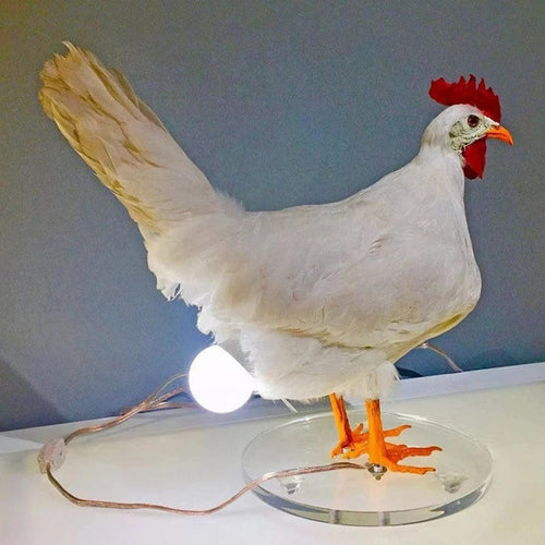 Children's Night Light Chicken with Glowing Egg