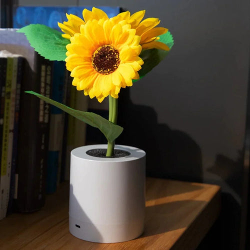 Sunflower Night Light with Radiant Glow