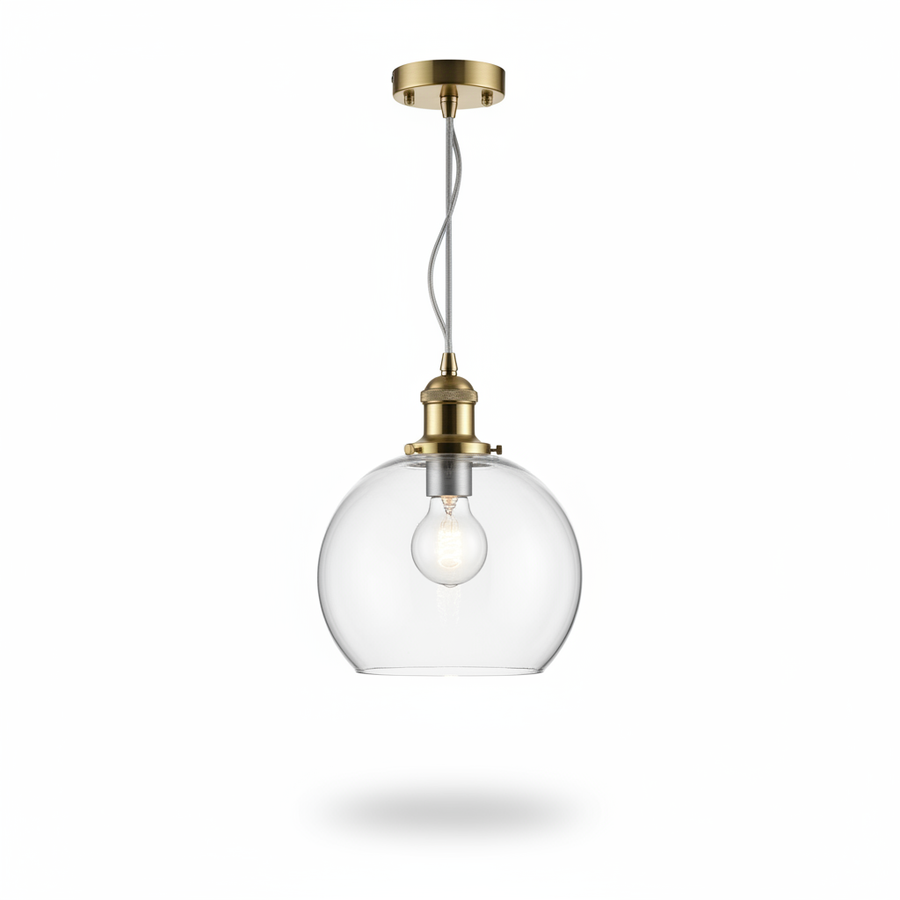 Clear Glass Pendant Light