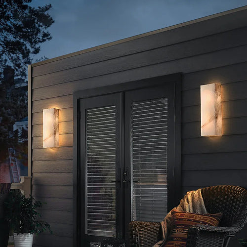 Marble Outdoor Wall Lamp