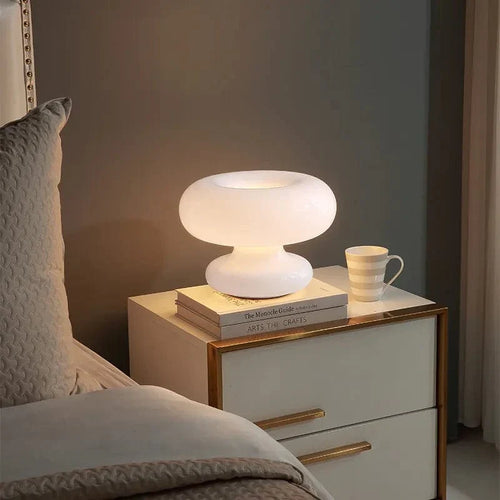 Maki Mushroom Lamp - White Table Lamp