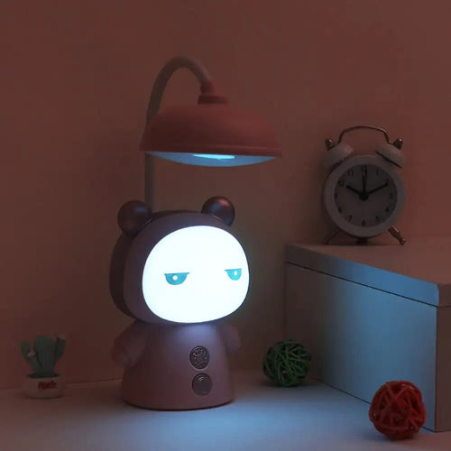 GlowKids - LED Cartoon Table Lamp for Children – Dimmable Night Light with USB Charging, Creative Design