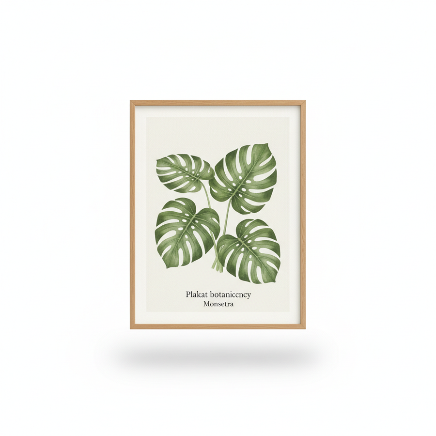 Botanical Monstera Poster