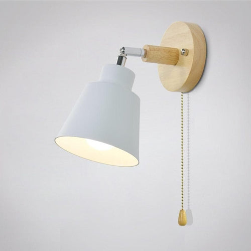 FlexiGlow - Rotatable Wall Light with Pull Chain Switch
